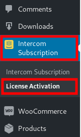 WooCommerce Addon Activation Section on WP Admin